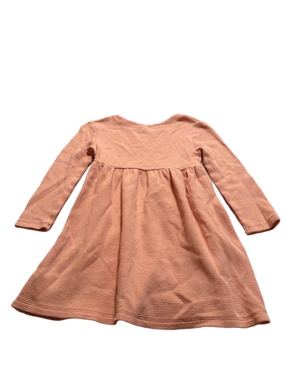 Toddler Old Navy Long-Sleeve Peach Knit Dress Size 3T
